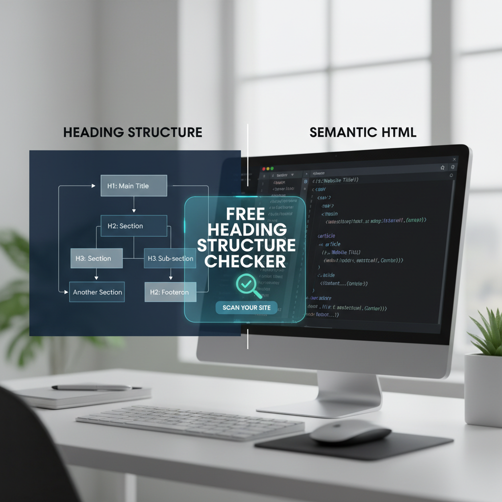heading structure vs semantic html overview visual