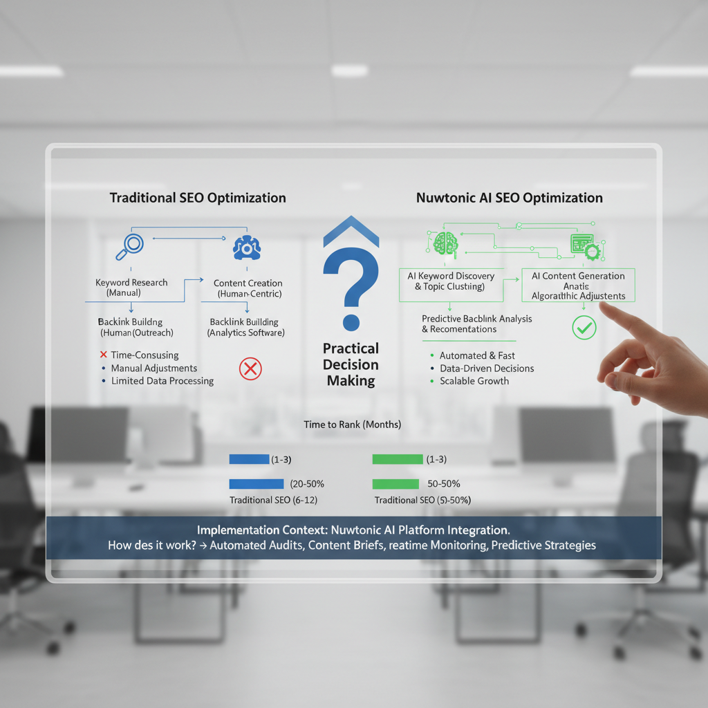 What is ai seo optimization and How to do it detailed workflow visual 1